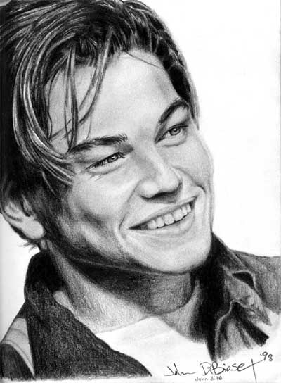 leonardo dicaprio titanic drawing. Leonardo DiCaprio drawing.